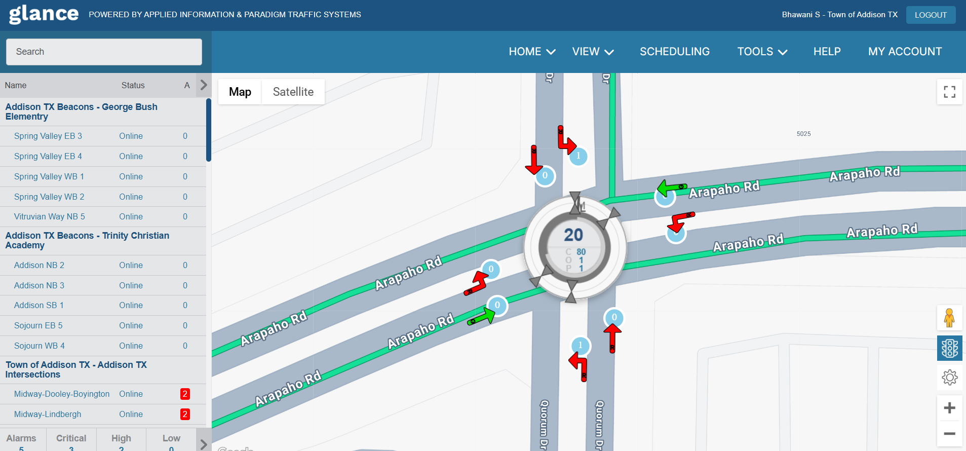 Intersection Dashboard
